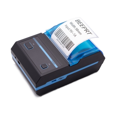 2 inch mobiele thermische labelontvangst POS-factuur draagbare bluetooth-printer
